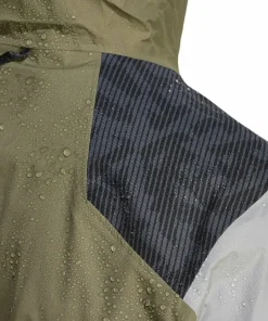 Adidas Men's Terrex Xperior Hybrid RAIN.DRY Jacka Charcoal Solid Grey/Olive Strata/Carbon