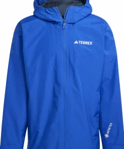 Adidas Men's Terrex Xperior 2L Gore-Tex Performance Jacket Semi Lucid Blue