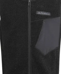 Adidas Men's Terrex Xploric High Pile Fleece Vest Black