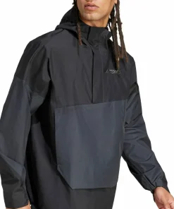 Adidas Men's Terrex Xploric 2.5L Climaproof Anorak Black/carbon