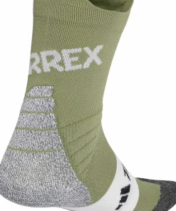 Adidas Terrex Xperior CLIMACOOL Trail Crew Socks Tent green