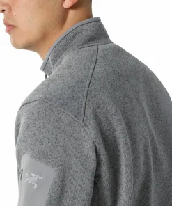 Arc'teryx Men's Covert 1/2 Zip Cloud Heather / Void
