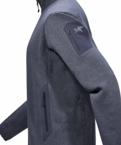 Arc'teryx Men's Covert Cardigan Dark Stratus Heather/Balck Sapphire