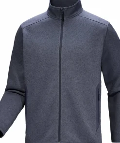 Arc'teryx Men's Covert Cardigan Dark Stratus Heather/Balck Sapphire
