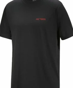 Arc'teryx Men's Kragg Sl Cotton Blurred Bird Ss Black/dynasty