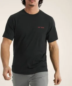 Arc'teryx Men's Kragg Sl Cotton Blurred Bird Ss Black/dynasty