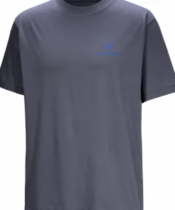 Arc'teryx Men's Kragg SL Cotton Bird Word Shortsleeve Dark Stratus/Fluidity