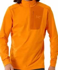 Arc'teryx Men's Rho Lt Zip Neck Blaze