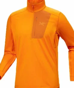 Arc'teryx Men's Rho Lt Zip Neck Blaze