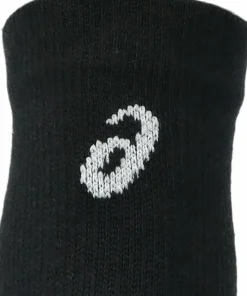 Asics 3 Pack Quarter Sock Performance Black
