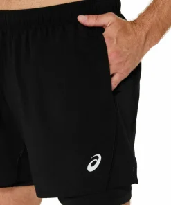 Asics Men's Asics Core 2-in-1 5in Shorts Performance Black/Performance Black