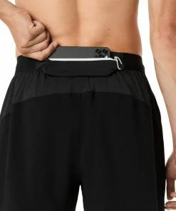 Asics Men's Fujitrail All Over Print 5in Shorts Performance Black/Carbon/Cream
