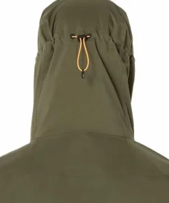 Asics Men's Fujitrail Elite Waterproof Jacket Mantle Green