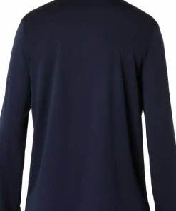 Asics Men's Fujitrail Logo Long Sleeve Top Midnight/Cobalt Burst/Cool Grey