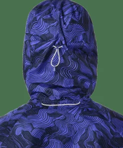 Asics Men's Fujitrail Packable Jacket Cobalt Burst/Indigo Blue/Cream