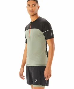 Asics Men's Fujitrail Top Lichen Green/Performance Black