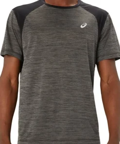 Asics Men's Road Short Sleeve Top Performance Black