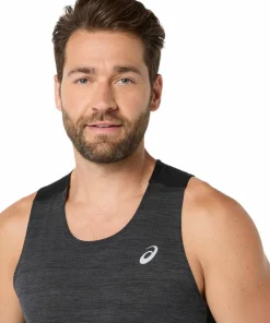 Asics Men's Road Singlet Performance Black