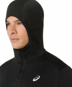 Asics Men's Road Winter Long Sleeve Hoodie Performance Black
