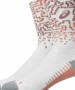 Asics Performance Run Sock Crew Brilliant White/Morganite/Pearl Pink