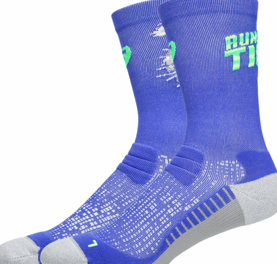 Asics Performance Run Sock Crew Cobalt Burst/Vital Green