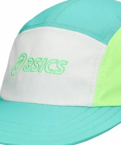 Asics Performance Running 5 Panel Cap Aurora Green/Cream