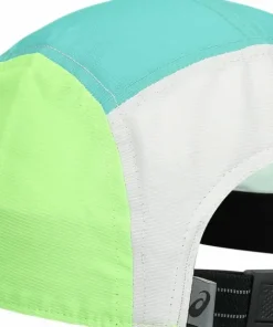Asics Performance Running 5 Panel Cap Aurora Green/Cream