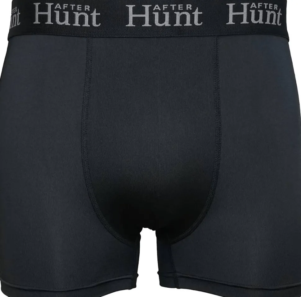 Avignon Men's AFTER Hunt Boxer 2-pack Basic Black