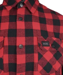 Avignon Unisex AFTER Hunt Flannel Shirt Red/Black