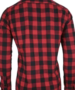 Avignon Unisex AFTER Hunt Flannel Shirt Red/Black
