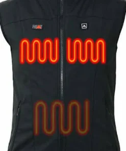Avignon Unisex Heating Vest Softshell Powerbank Basic Black