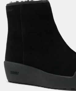 Bally Guard Iii M Calf Suede Black