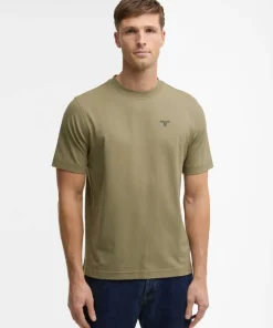 Barbour Men's Barbour Rf Sports T-Sh Grey Olive