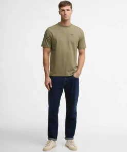Barbour Men's Barbour Rf Sports T-Sh Grey Olive