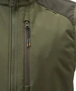 Beretta Men's Butte Softshell Vest Moss & Brown