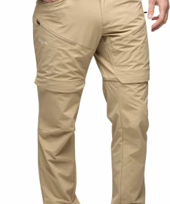 Bergans Men's Convertible Zip-Off Softshell Pants Warm Sand