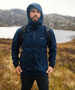 Bergans Men's Essentials 2.5l Shell Jacket Navy Blue