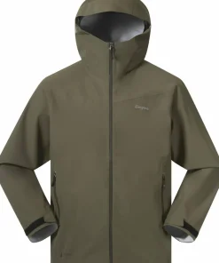 Bergans Men's Essentials 2.5l Shell Jacket Dark Green Mud