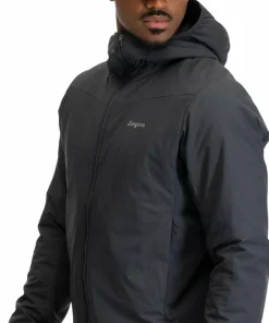 Bergans Men's Holo Insulated Hood Jacket Dark Shadow Grey