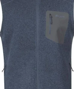 Bergans Men's Kamphaug Knitted Vest Granite Blue