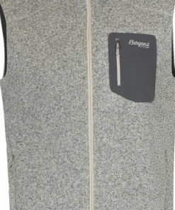 Bergans Men's Kamphaug Knitted Vest Chalk Sand