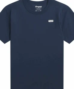 Bergans Men's Logo Cotton Tee Navy Blue
