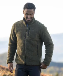Bergans Men's Lunnan Pile Fleece Jacket Pine Forest