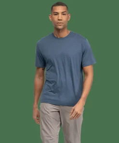 Bergans Men's Merino Light Tee Granite Blue