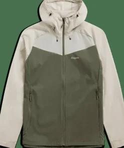 Bergans Men's Microlight Jacket Green Mud/bone White