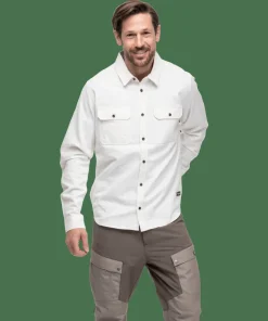 Bergans Men's Nordmarka Flannel Shirt Arctic White