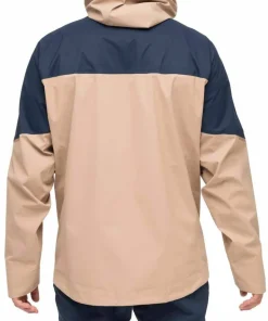 Bergans Men's Rabot Allround 3L Shell Jacket Warm Sand/Navy Blue