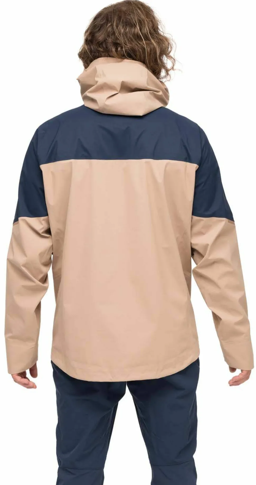 Bergans Men's Rabot Allround 3L Shell Jacket Warm Sand/Navy Blue