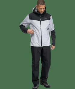 Bergans Men's Rabot Light 3L Shell Jacket Pearl Grey/dark Shadow Grey