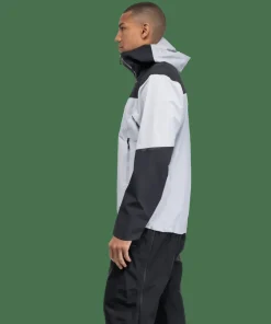 Bergans Men's Rabot Light 3L Shell Jacket Pearl Grey/dark Shadow Grey